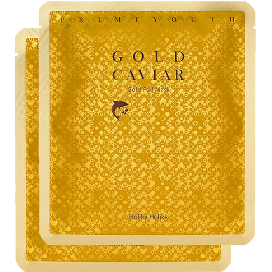 Prime Youth Gold Foil Mask 2P, Holika Holika Kangasnaamiot