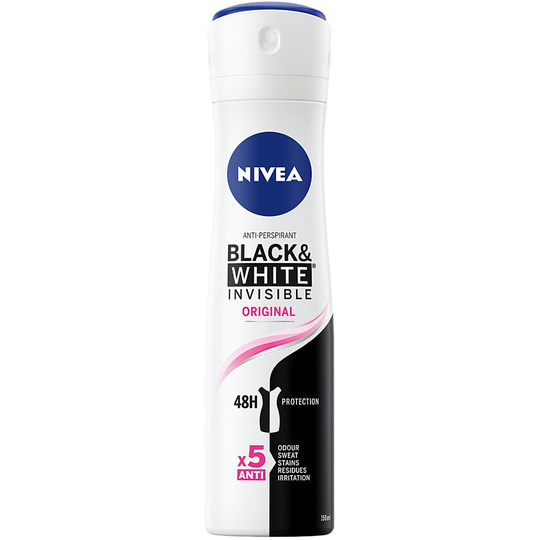 Invisible Black & White Clear, 150 ml Nivea Naisten deodorantit
