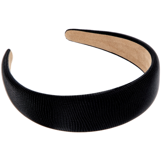 LYKO Leveä nahkapanta Black