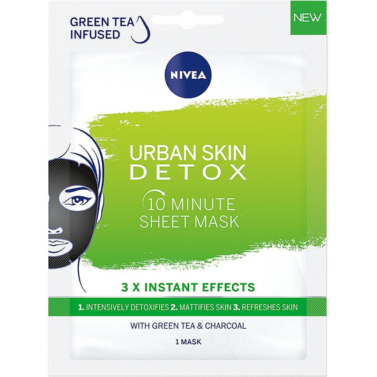 Urban Skin Nourishing Sheet Mask, Nivea Kangasnaamiot