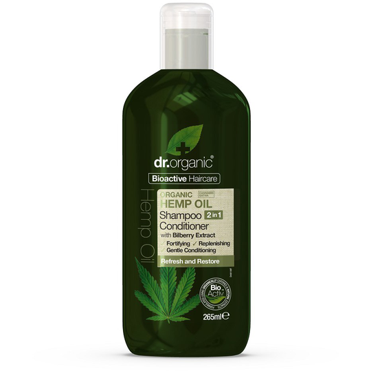 Dr. Organic Hemp Oil Shampoo & Conditioner 2-i-1 Hair Loss 265 ml
