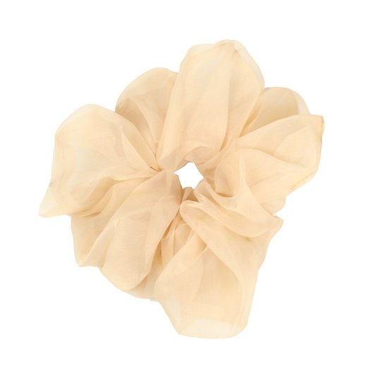 LYKO Iso Organza-Scrunchie Beige