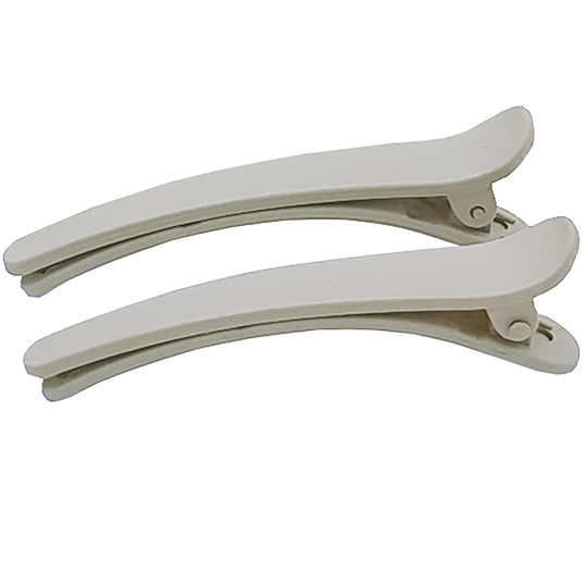 LYKO 2-pack Rubberized Mini Clips Brown