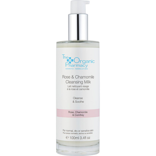 Rose & Chamomile Cleansing Milk, 100 ml The Organic Pharmacy Ihonpuhdistus