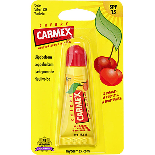 Carmex Cherry Tube, 10 g Carmex Huulten hoito