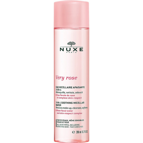 Very Rose 3-In-1 Soothing Micellar Water, 200 ml Nuxe Kasvovedet
