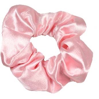 LYKO Yksivärinen silkkiscrunchie Pink