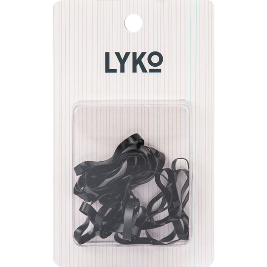 LYKO Hair Band Black 20-Pack