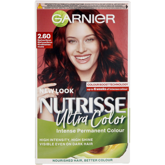Garnier Nutrisse Ultra Color 2.60 Punainen mustanruskea 2.60 Deep