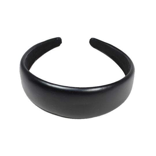 LYKO Pehmustettu nahkapanta Black