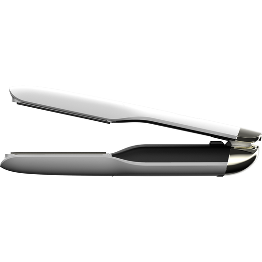 ghd Unplugged straightener in matte white