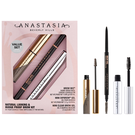 Anastasia Beverly Hills Natural Looking & Budge Proof Brow Kit Ta
