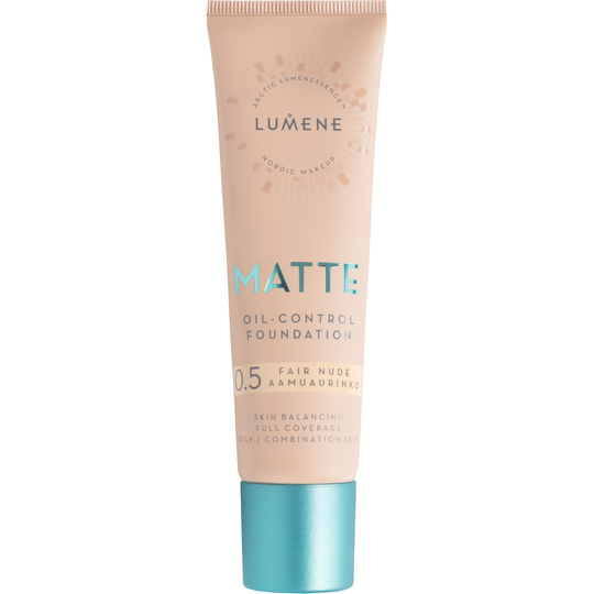 Lumene Matte Oil-Control Foundation 0.5 Fair Nude