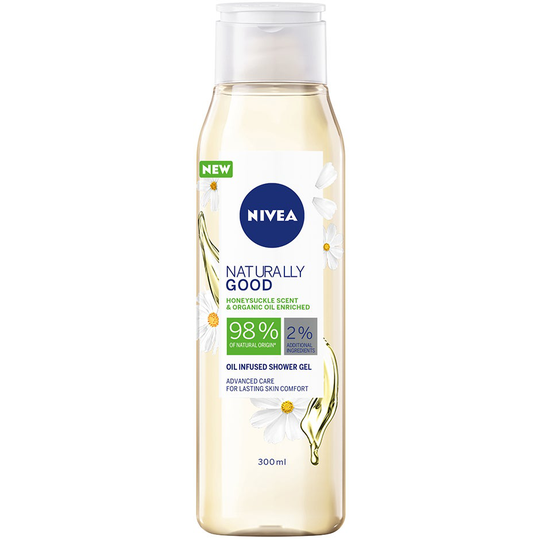 Naturally Good Honey Suckle Shower, 300 ml Nivea Suihku- ja kylpytuotteet