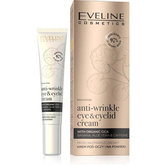 Eveline Cosmetics Organic Gold Anti-Wrinkle Eye&Eyelid Cream With