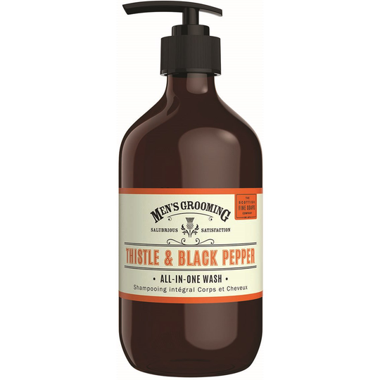 The Scottish Fine Soap Thistle & Black Pepper All-In-One Wash 50