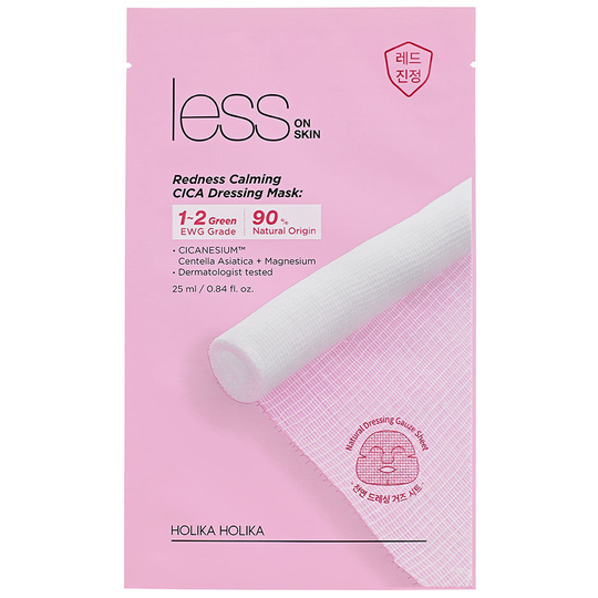 Less On Skin Redness Calming CICA Dressing Mask, 25 ml Holika Holika Kasvonaamiot