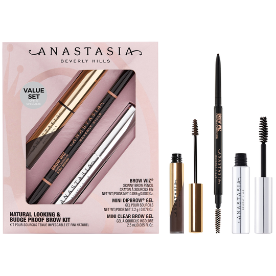 Anastasia Beverly Hills Natural Looking & Budge Proof Brow Kit Da