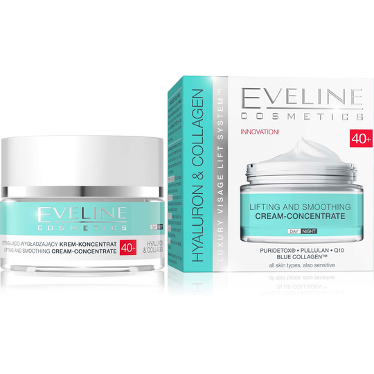 Eveline Cosmetics Hyaluron&Collagen Day And Night Cream 40+ 50 m