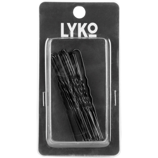 LYKO Hairpins 20 Pcs Black