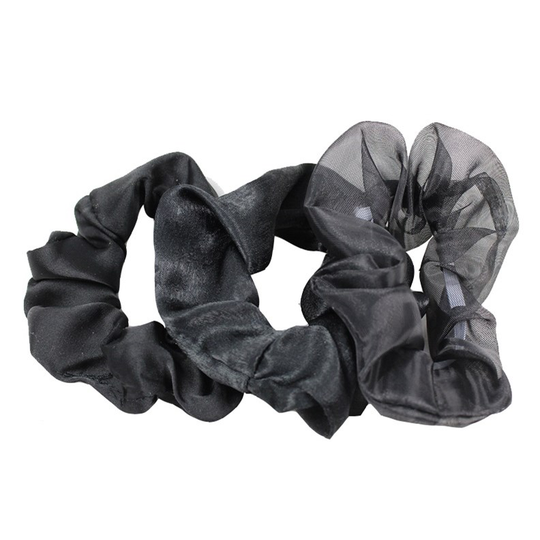 LYKO Scrunchiesetti Black