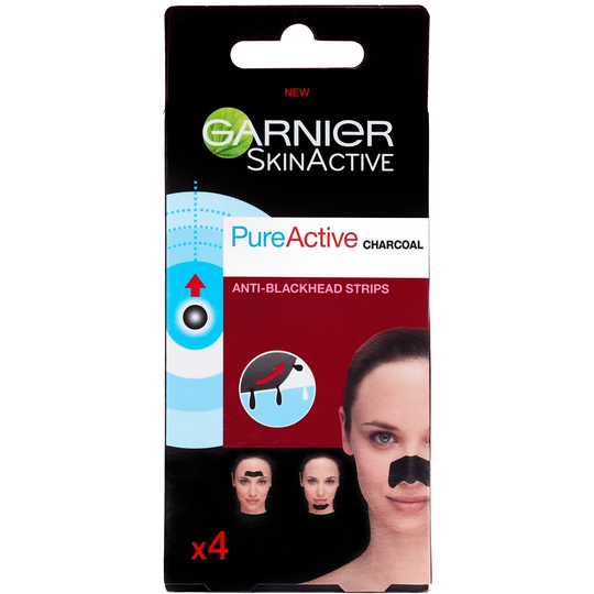 Garnier SkinActive PureActive Charcoal Anti-Blackhead Strips