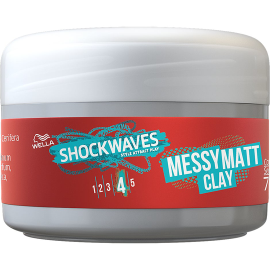 Wella Shockwaves Ultra Effective Go Mate Clay Wax, 75 ml Wella Styling Muotoilutuotteet