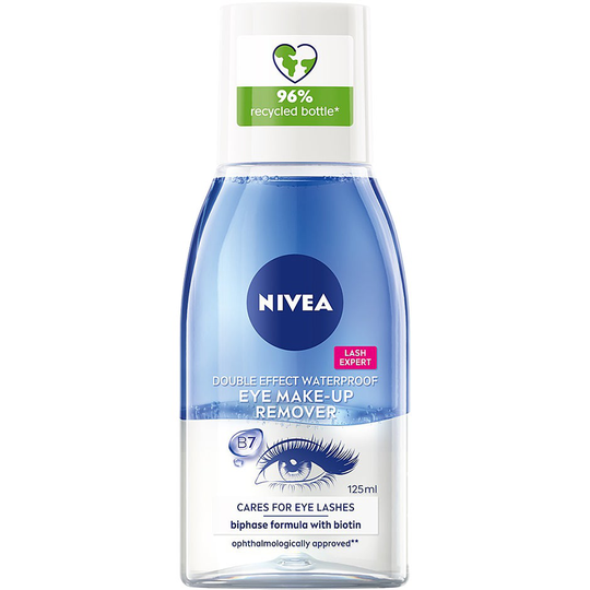 Double Effect Eye Make Up Remover, 125 ml Nivea Ihonpuhdistus
