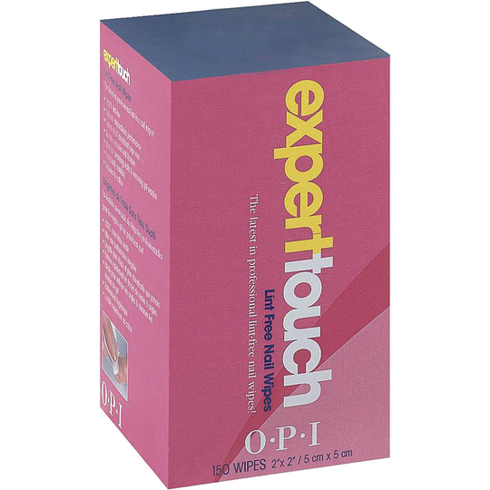 OPI Experttouch Remover Lint-Free Nail Wipes, OPI Kynsilakanpoistoaineet