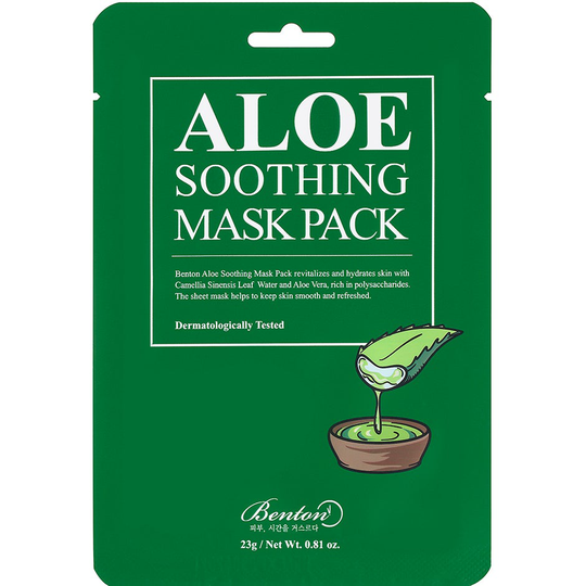 Aloe Soothing Mask Pack, 23 ml Benton Kasvonaamiot