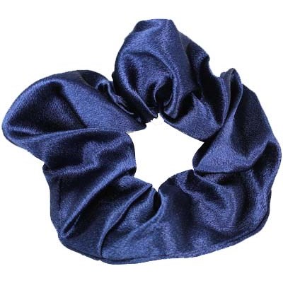LYKO Yksivärinen silkkiscrunchie Navy