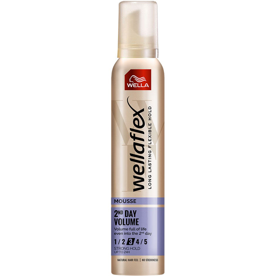 Wellaflex Mousse 2day Volume Extra Strong, 200 ml Wella Styling Muotoilutuotteet