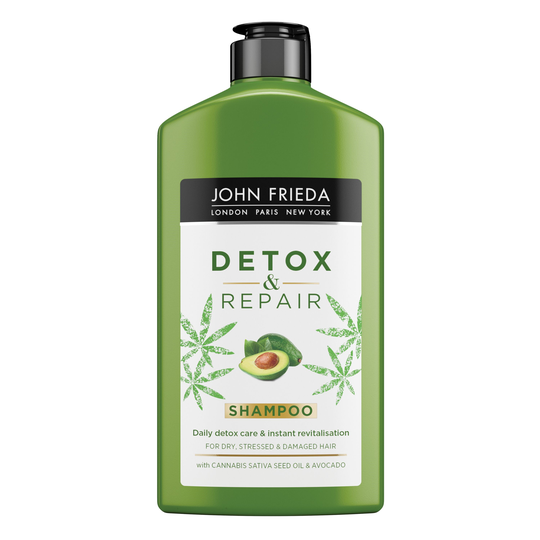 John Frieda Detox & Repair Cannabis Sativa Seed Oil Shampoo 250