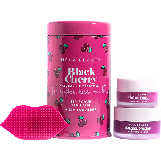 Black Cherry Lip Care Duo + Lip Scrubber, 10+15 ml NCLA BEAUTY Huulten hoito
