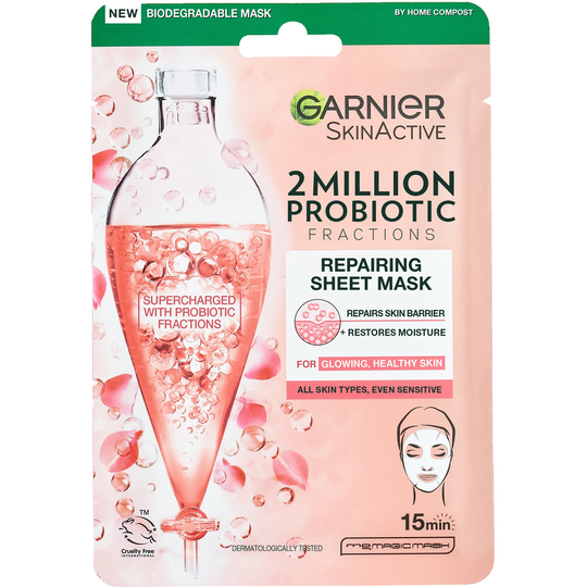 Garnier SkinActive 2 Million Probiotics Fractions Repairing Sheet