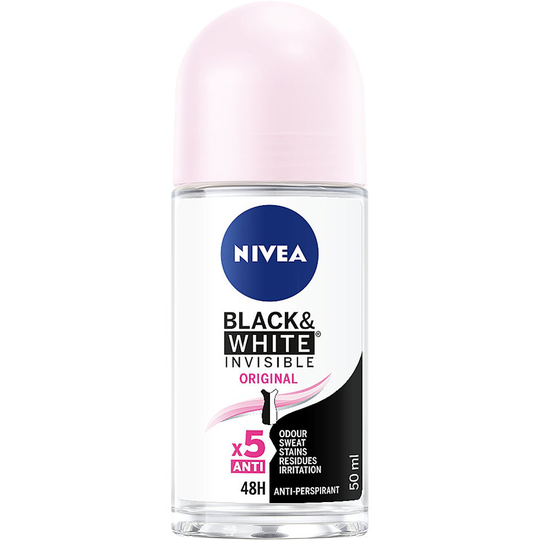 Invisible Black & White Clear, 50 ml Nivea Deodorantit
