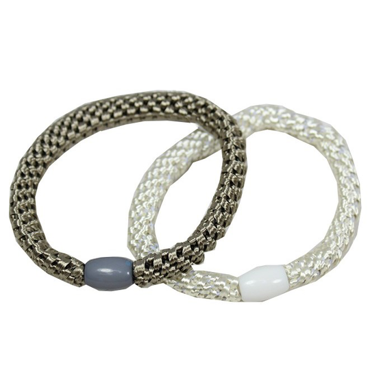 LYKO 2 Pack hiuslenkkejä White