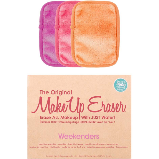 Weekender 3 pcs Set, MakeUp Eraser Ihonpuhdistus