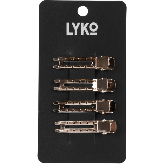 LYKO Barber Clip Metal 4-pack