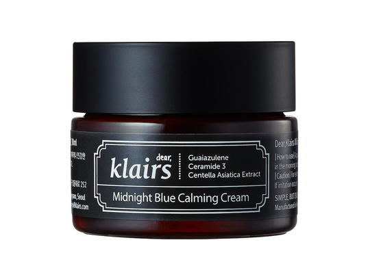 Midnight Blue Calming Cream, 30 ml Klairs Yövoiteet