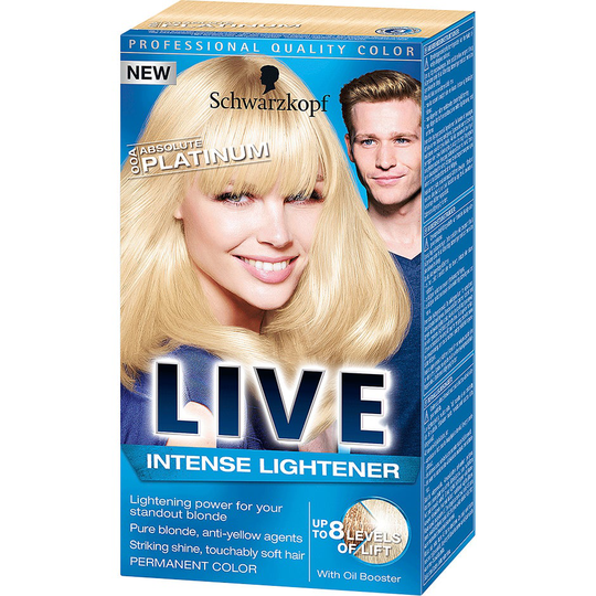 Schwarzkopf Live Color XXL, 00A Absolute Platinum, Schwarzkopf Hiusvärit