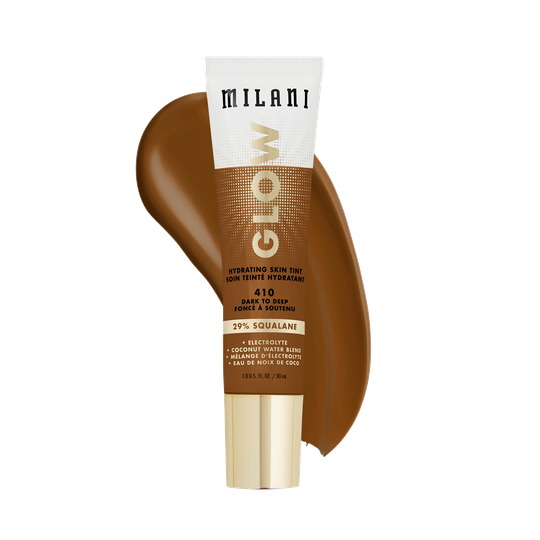 Milani Glow Hydrating Skin Tint 410 Dark to Deep