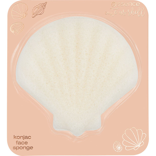 Cute As Shell Konjac Face Sponge, essence Ihonpuhdistus