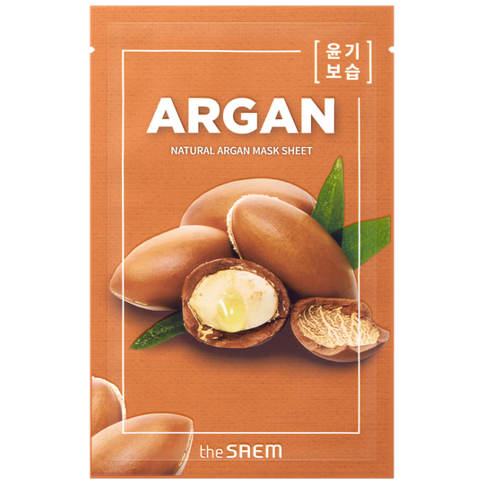 The Saem Natural Argan Mask Sheet Mascarilla Aceite de Argán 21 m