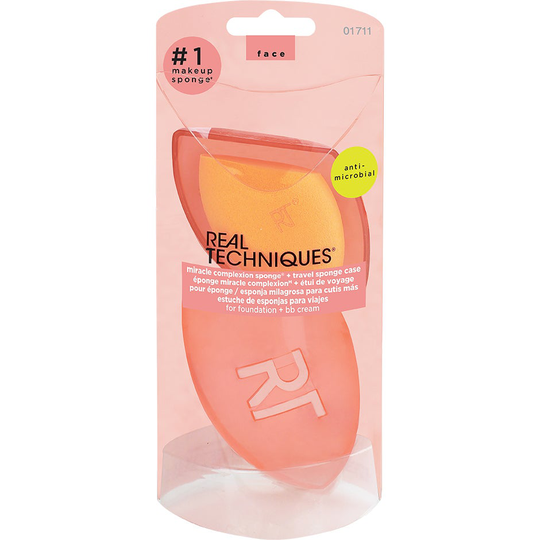Real Techniques Miracle Complex Sponge + Travel Case, 44 g Real Techniques Meikkisienet
