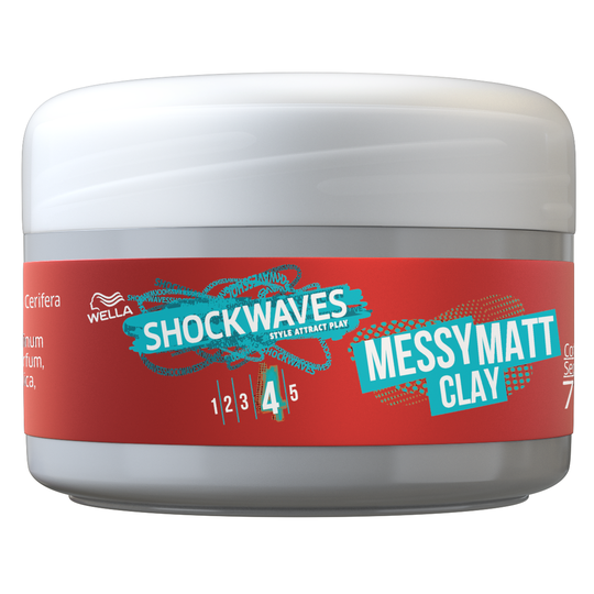 Wella Styling Wella Shockwaves Ultra Effective Go Mate Clay Wax 7
