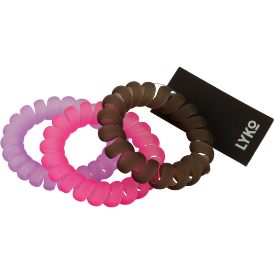 LYKO Spiral Haircut Fuchsia 3-pack