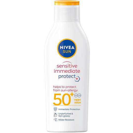 NIVEA Sun Sensitive Immediate Protect Sun-Allergy Lotion SPF 50+