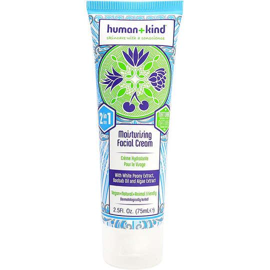 Facial Moistursing Cream, 75 ml Human+Kind Päivävoiteet