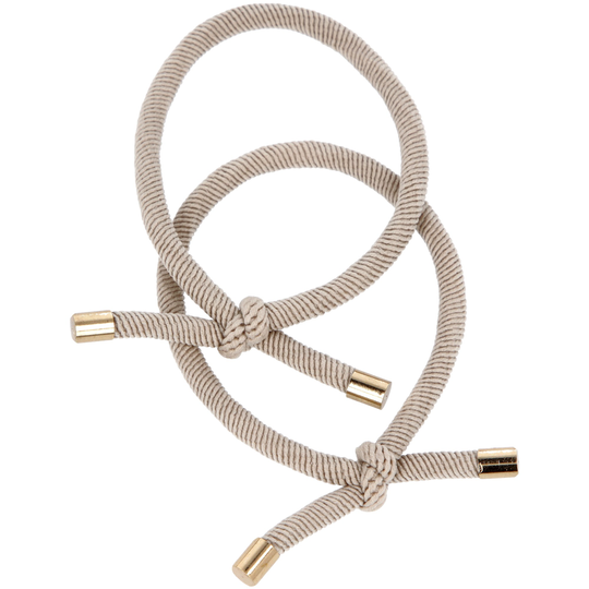 LYKO 2 pack hiuslenkki solmukoristeella Lt Beige